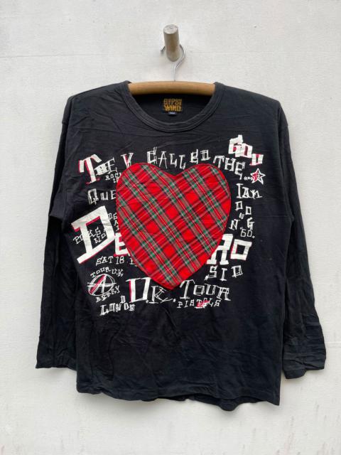 Other Designers Seditionaries - Vintage Gypsy Wind Heart Tartan Patches Bondage