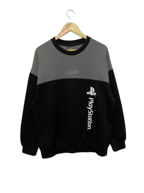Vintage Playstation Joystick Button Sweatshirt Black