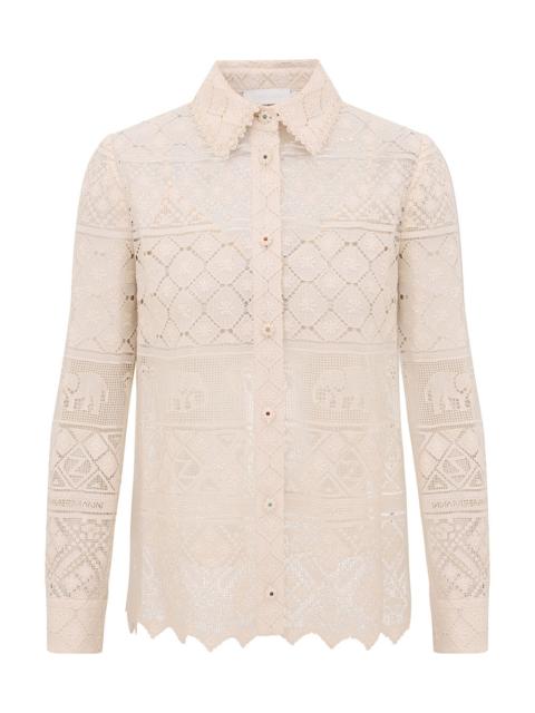 Zimmermann INDRA LACE SHIRT