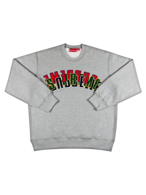 Supreme Supreme Stacked Crewneck 'Heather Grey'