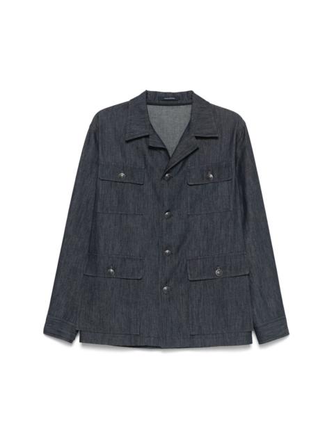 TAGLIATORE - Tagliatore Blue Jackets - Shirt Jackets Men