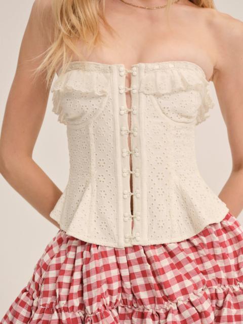 For Love & Lemons Tea Time Corset Top
