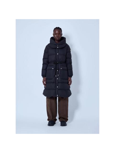 Moncler MONCLER Pic Black Hooded Long Down Coat New & Authentic (Wom