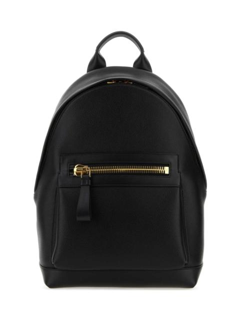TOM FORD Black Leather Backpack