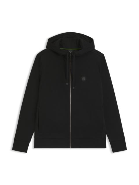 BOSS RELAXED-FIT HOODIE WITH DOUBLE B MONOGRAM