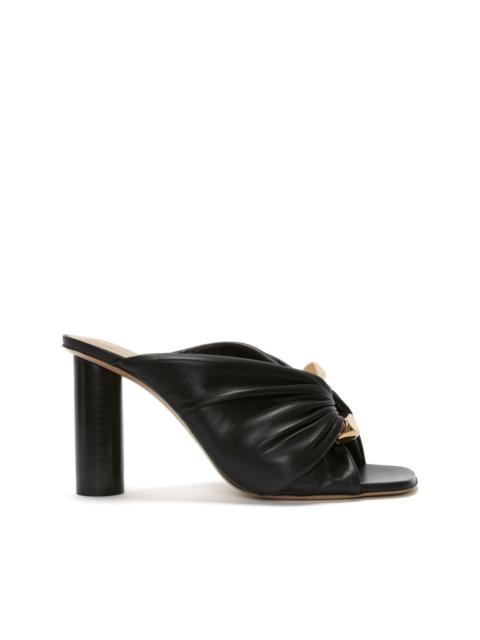 JW Anderson Corner gathered leather mules
