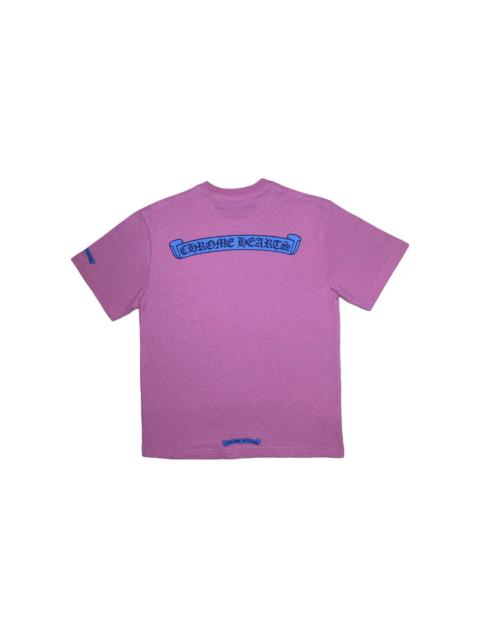 Chrome Hearts That group pink scroll logo tee