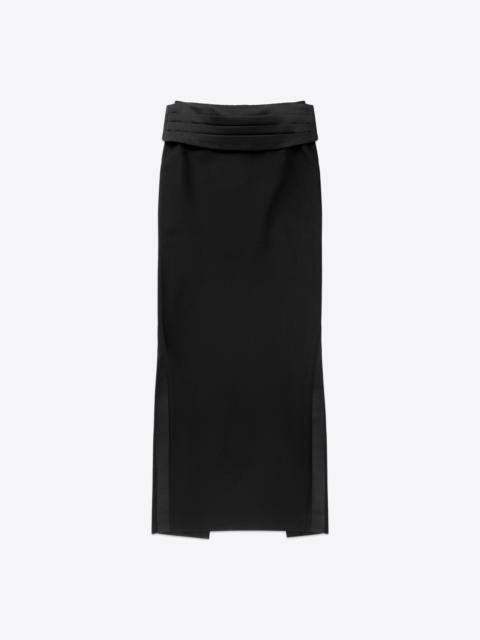 AREA TUXEDO COLUMN SKIRT