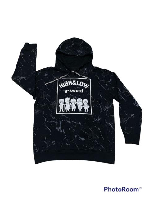 Other Designers Movie - VINTAGE HIGH & LOW G-SWORD JAPANESE ANIME HOODIE PULLOVER