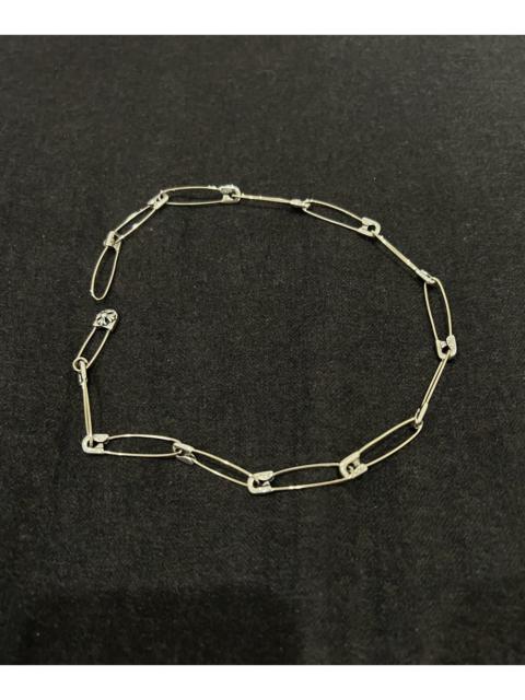 Chrome Hearts Safety pin necklace bracelet choker