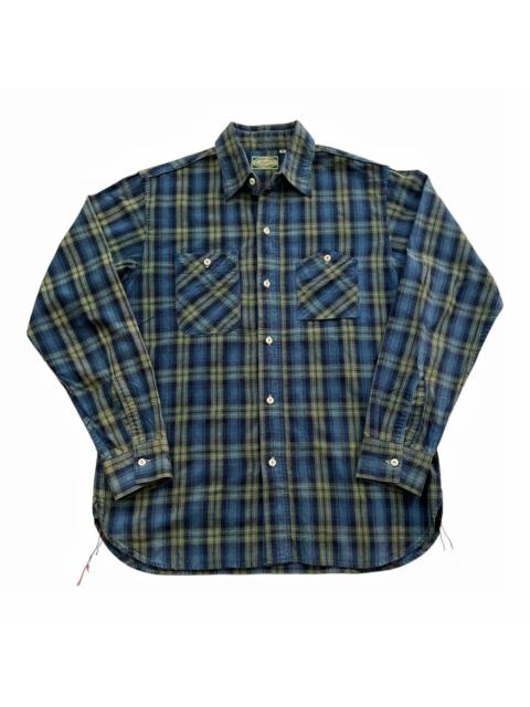 Other Designers Sugar Cane Toyo Enterprise Plaid Flannel Long Sleeve