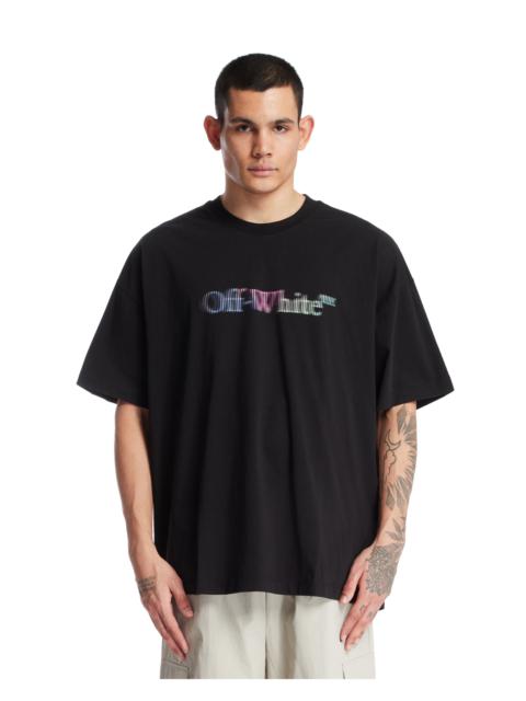 Black Cotton T-Shirt with Logo