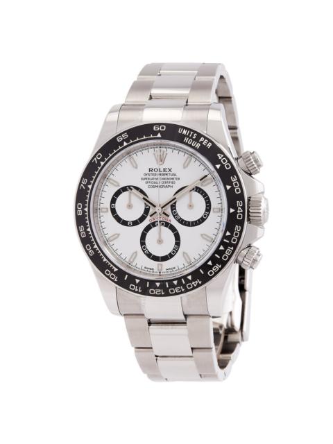 Pre-owned Rolex Daytona Chronograph White Dial Men's Watch 126500LN-0001