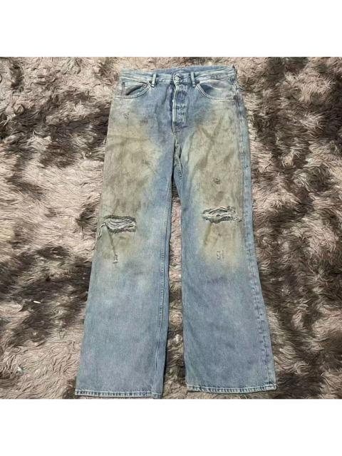Acne Studios Acne Studios 2021M mud-dyed ripped jeans