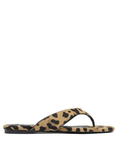 Alaïa Alaïa Pony Skin Flip Flops