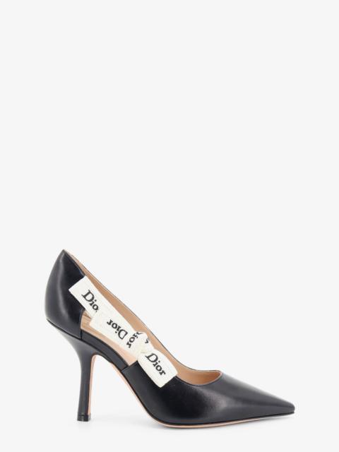 Dior Dior J'Adior Leather Pumps With Logo Bow Detail