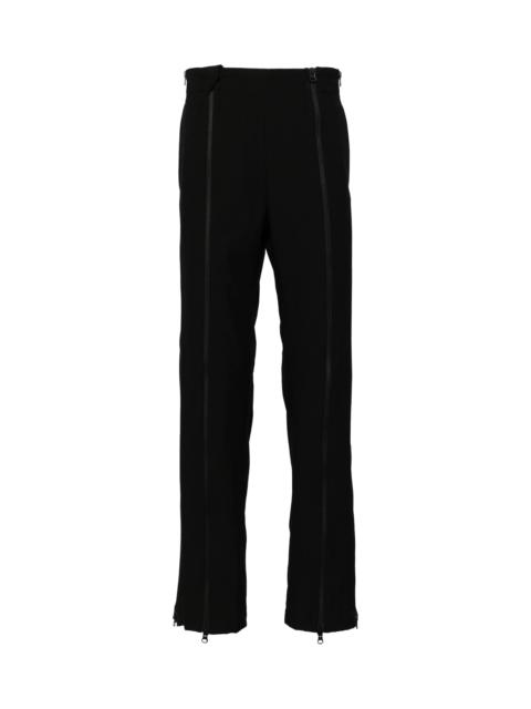 POST ARCHIVE FACTION (PAF) ZIP-UP COTTON-BLEND TROUSERS