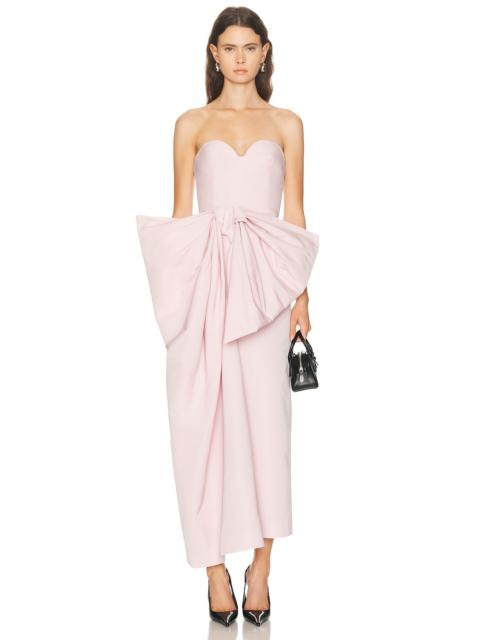 Givenchy Long Bustier Bow Dress