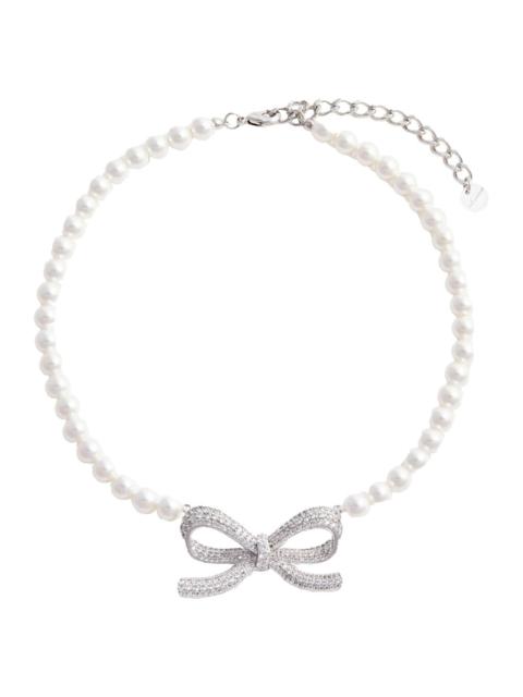 self-portrait Self-Portrait Women Pearl Bow Necklace