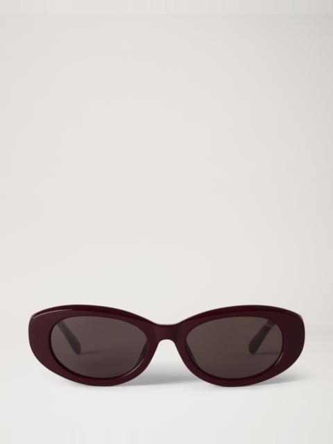 Mulberry Mara Sunglasses
Black Cherry Bio Acetate