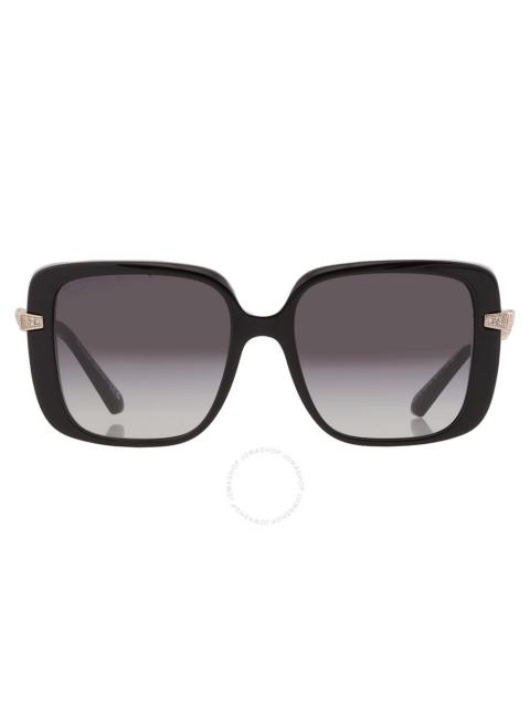 BVLGARI Bvlgari Grey Gradient Square Ladies Sunglasses BV8237B 501/8G 55