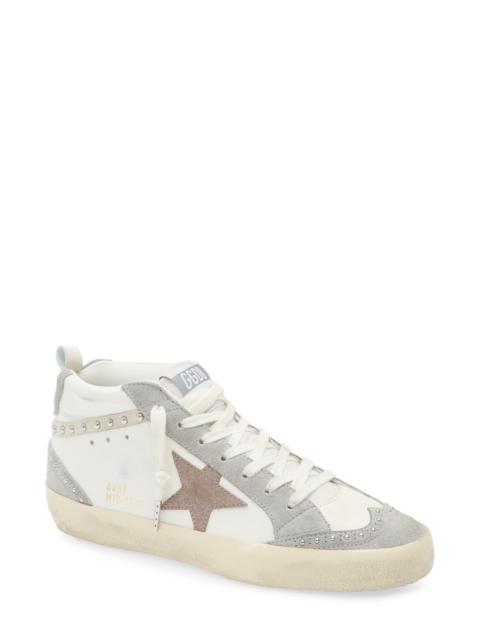 Golden Goose Golden Goose Midstar Sneaker in White/Silver Sconce/Brown at Nordstrom