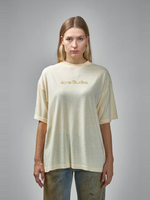 Acne Studios Blurred Logo T-shirt