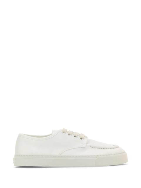 Prada Prada Men White Canvas Sneakers