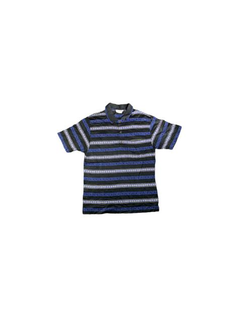 Other Designers Vintage - Volpato Italy All Over Printed Striped Tee Classic