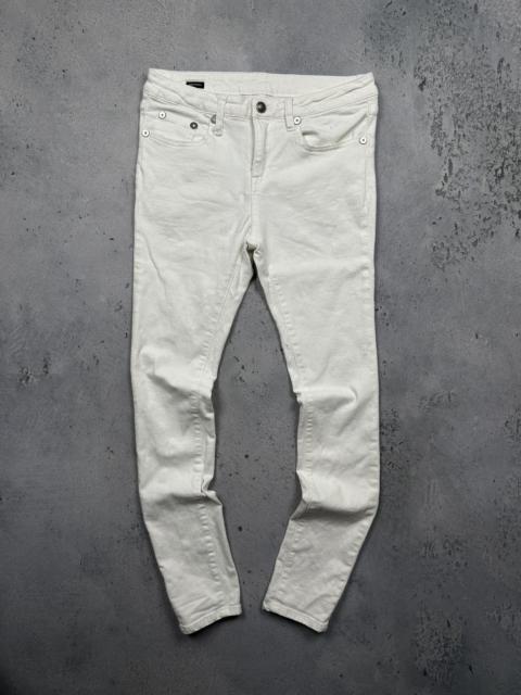 R13 R13 Alison Crop Jeans White Riot Size 28 Made in Italy Lux
