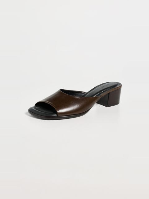 Lemaire Square Heeled Mules 55mm