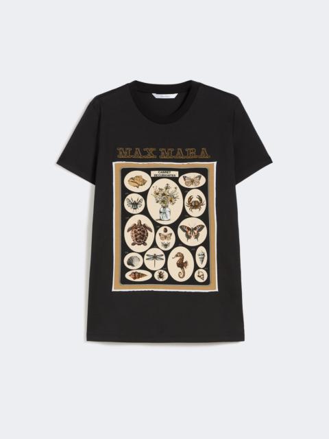 Max Mara Cotton jersey T-shirt - BLACK