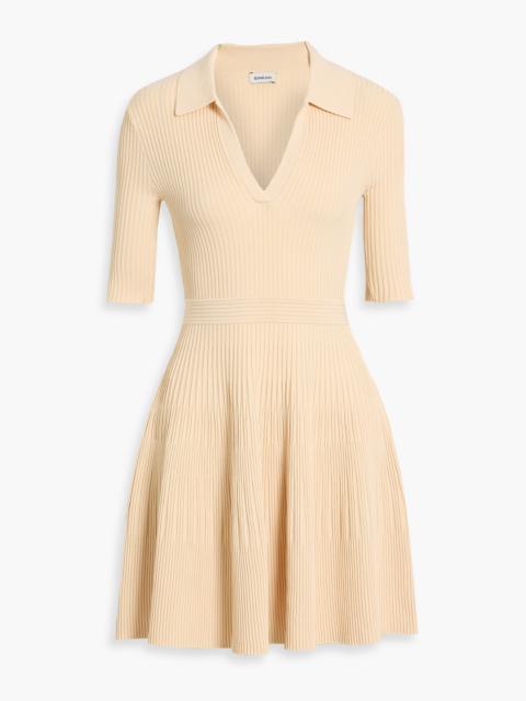 SIMKHAI Patricia ribbed-knit mini dress