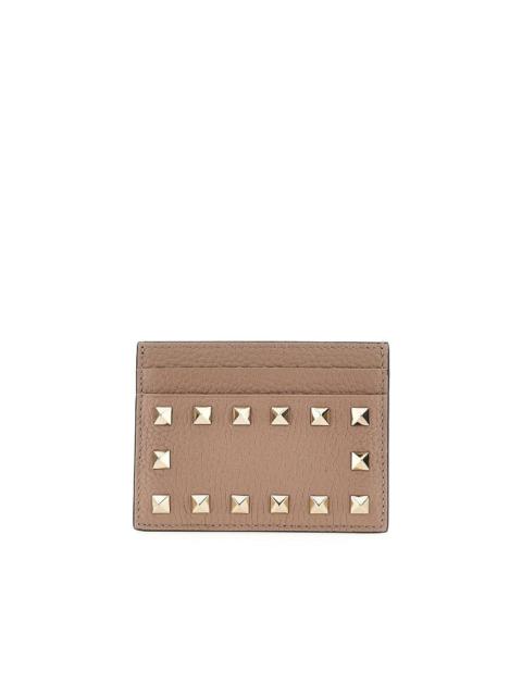 Valentino 'ROCKSTUD' GRAINED LEATHER CARDHOLDER