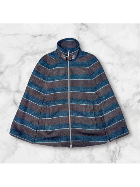 5351 POUR LES HOMMES - Vintage Y2K 5351 Pour Les Femmes Poncho Wool Jacket