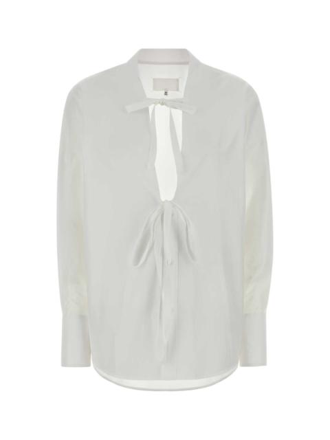 Maison Margiela Maison Margiela Women White Poplin Shirt