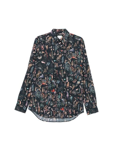 Paul Smith Printed cotton shirt