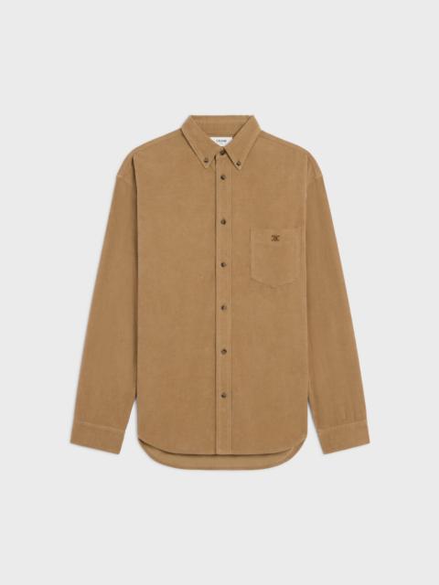 CELINE relaxed shirt IN CORDUROY