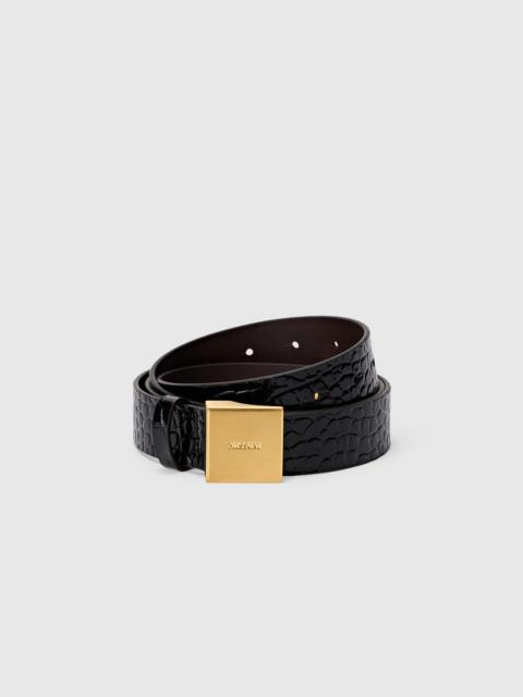 Missoni Faux croccodile leather patterned belt