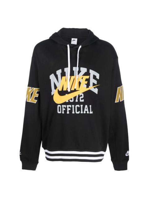 logo-print hoodie