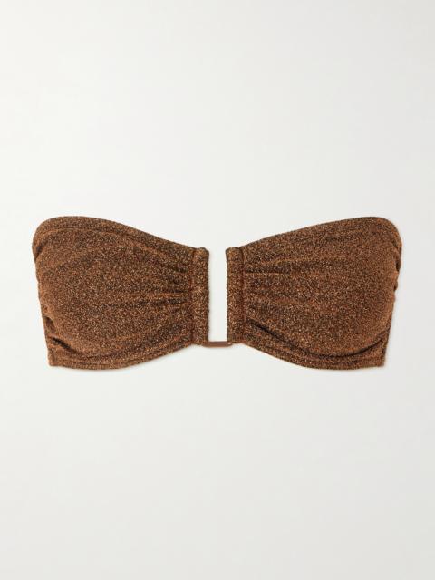 ERES Flamboyant Cutout Embellished Bikini Top