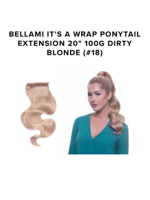 Other Designers Bellami Wrap Ponytail 20” Dirty Blonde #18