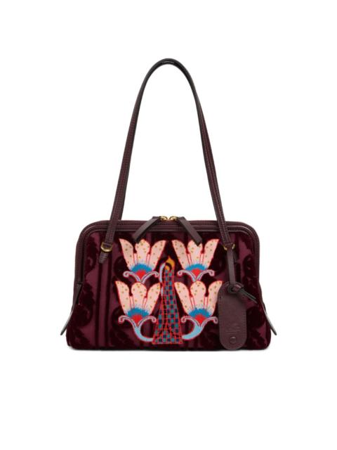 Etro embroidered shoulder bag