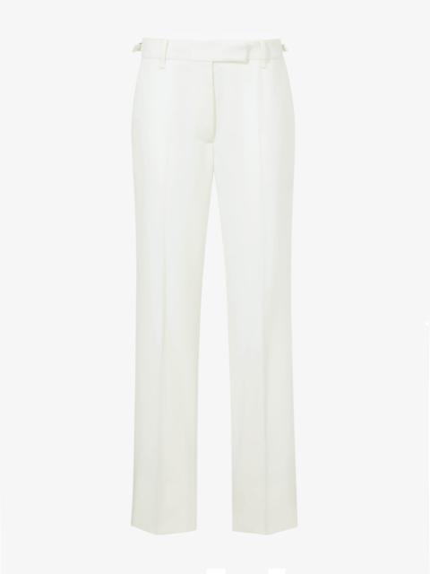 Proenza Schouler Teddy Pant in Wool Twill Suiting