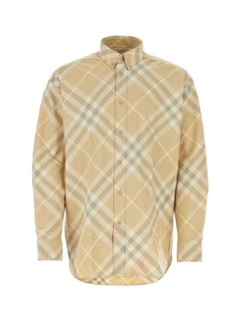 Burberry Burberry Men Printed Twill Shirt