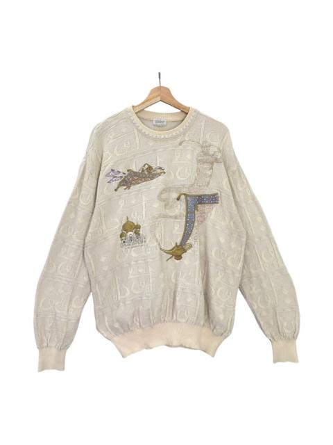 Other Designers Japanese Brand - Adabat Embroidered Logo Pullover Crewneck Sweatshirt Size L