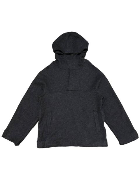 Other Designers Tete Homme Issey Miyake Wool Hooded Jacket Pullover