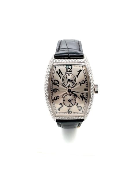 FRANCK MULLER Pre-owned Franck Muller Master Banker Automatic Diamond Silver Dial Men's Watch 5850 MB D