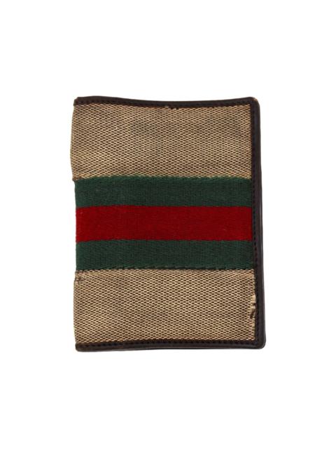 GUCCI Gucci Pocket Organizer Wallet - Signature Web