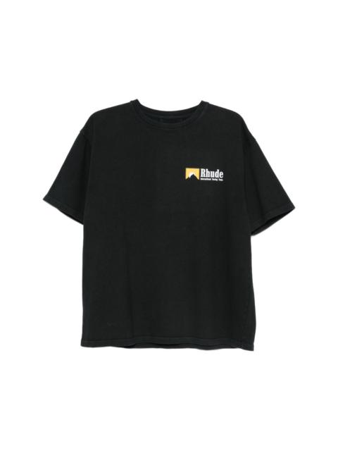 Rhude LOGO-PRINT T-SHIRT
